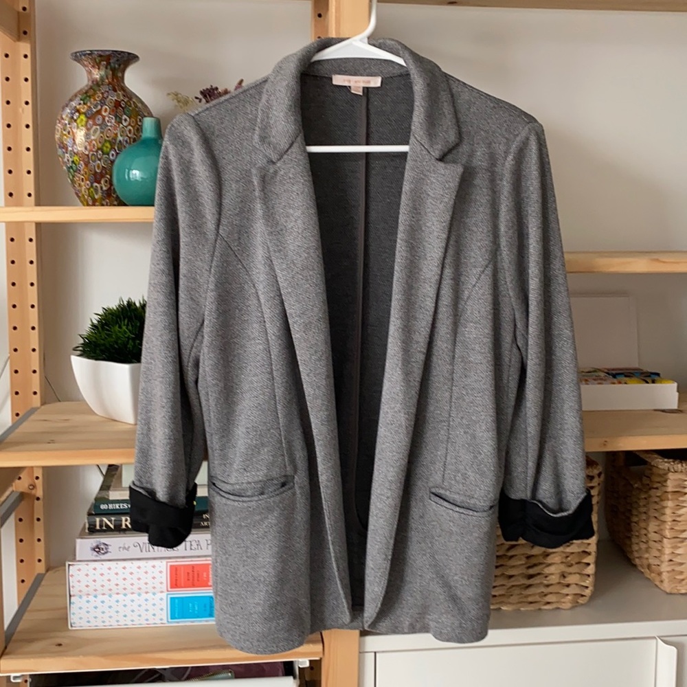 Skies are Blue StitchFix Casual Blazer Gray Medium